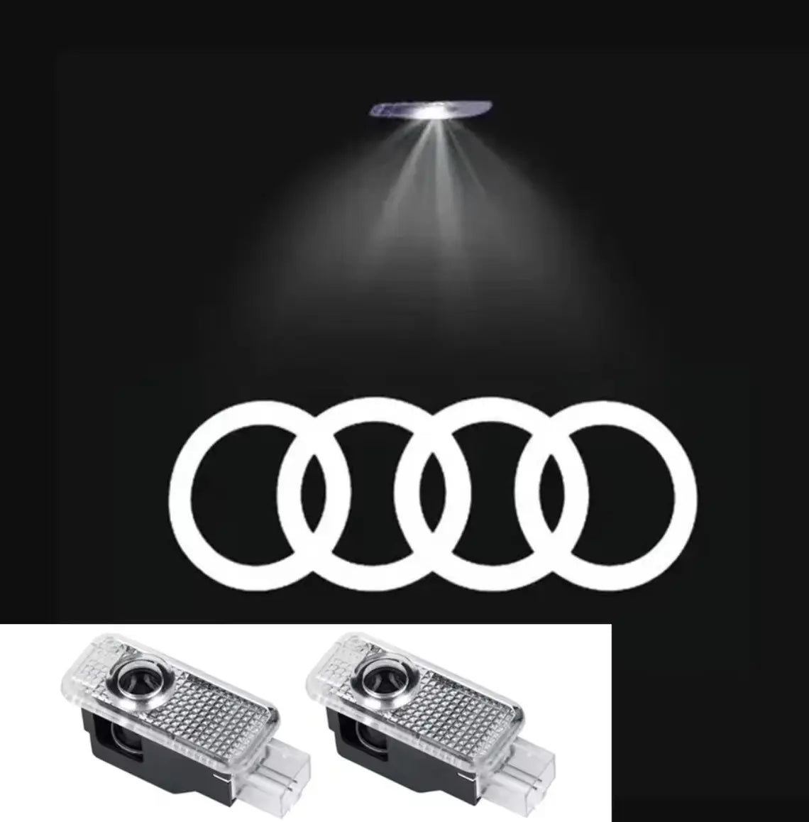Audi Dörrlampor Projektor 2-Pack Sline/RS/Quattro/Audi