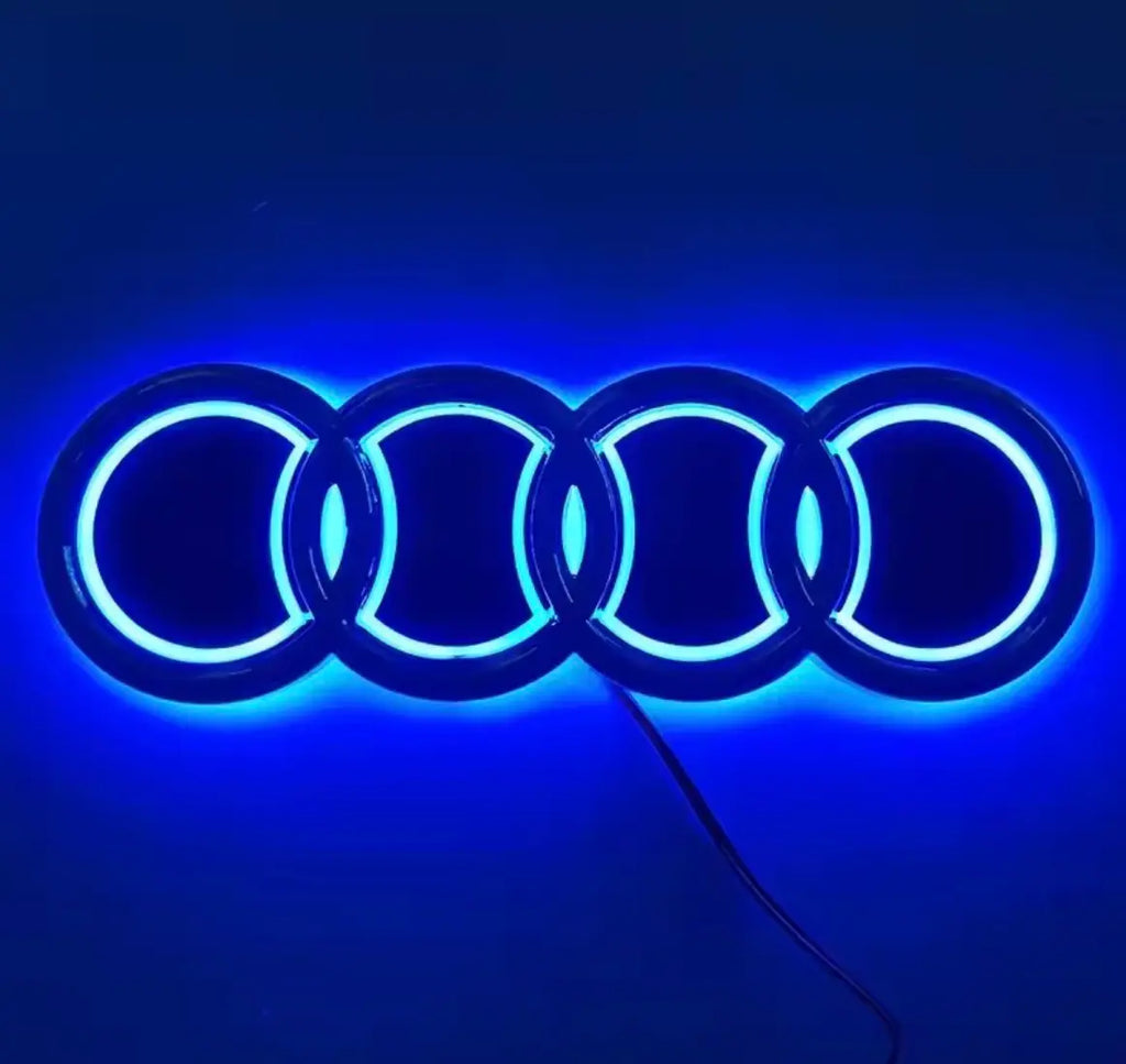 Audi LED Emblem Front Flera Färger A3 A4 A5 A6 A7