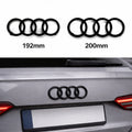 Audi Ringar Baklucka Blanksvarta (A3 A4 A5 A6 A7 )