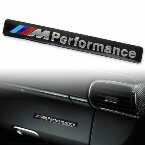 BMW Emblem M Performance Svart 2-Pack