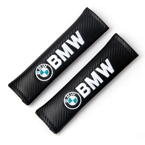 Bälteskudde BMW Svart Kolfiber 2-Pack
