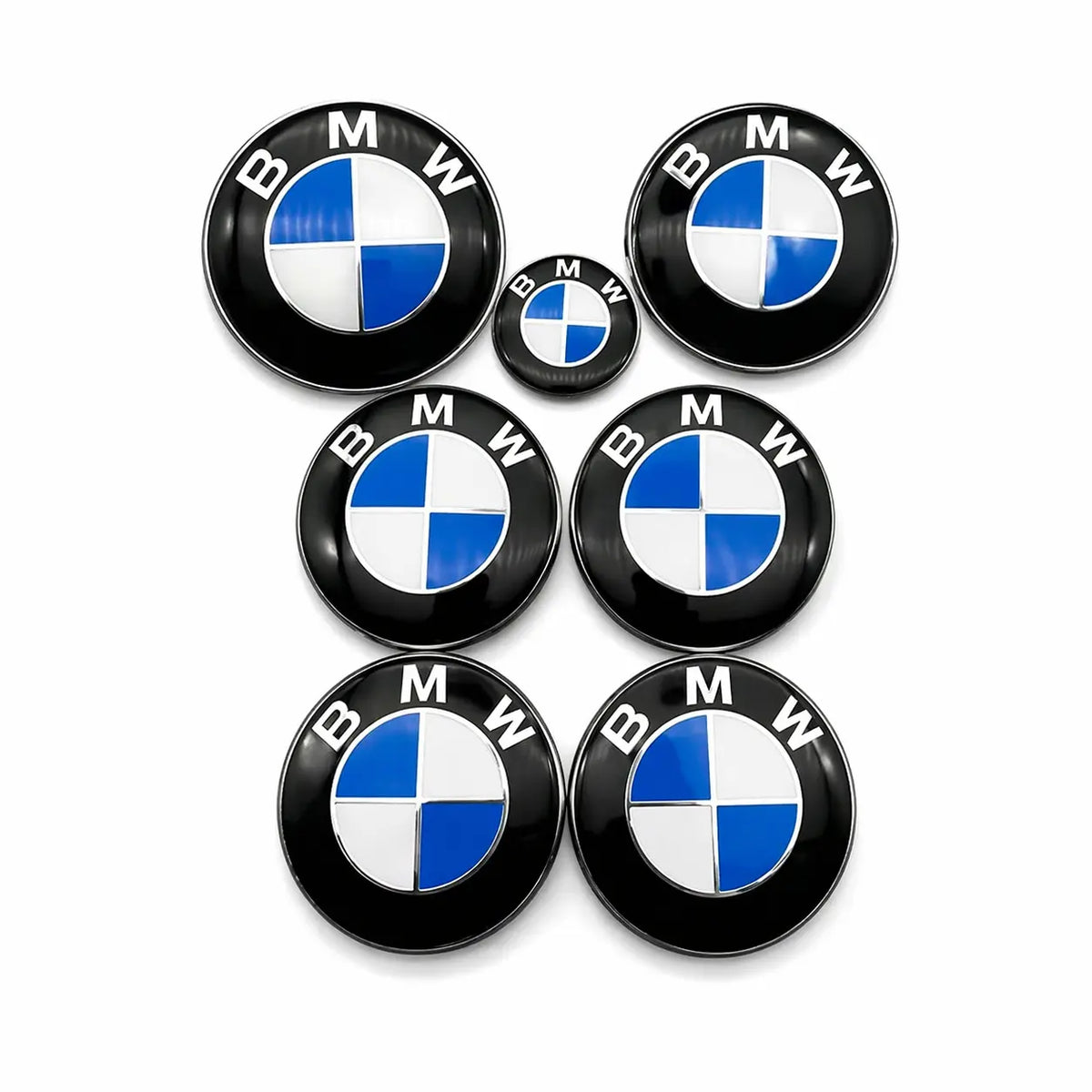 BMW Emblem 7-Pack Blå Vit