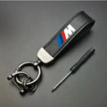 BMW M Nyckelring i Läder – Premium Design