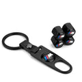 BMW M Ventilhattar Med Nyckelring 4-Pack Svart