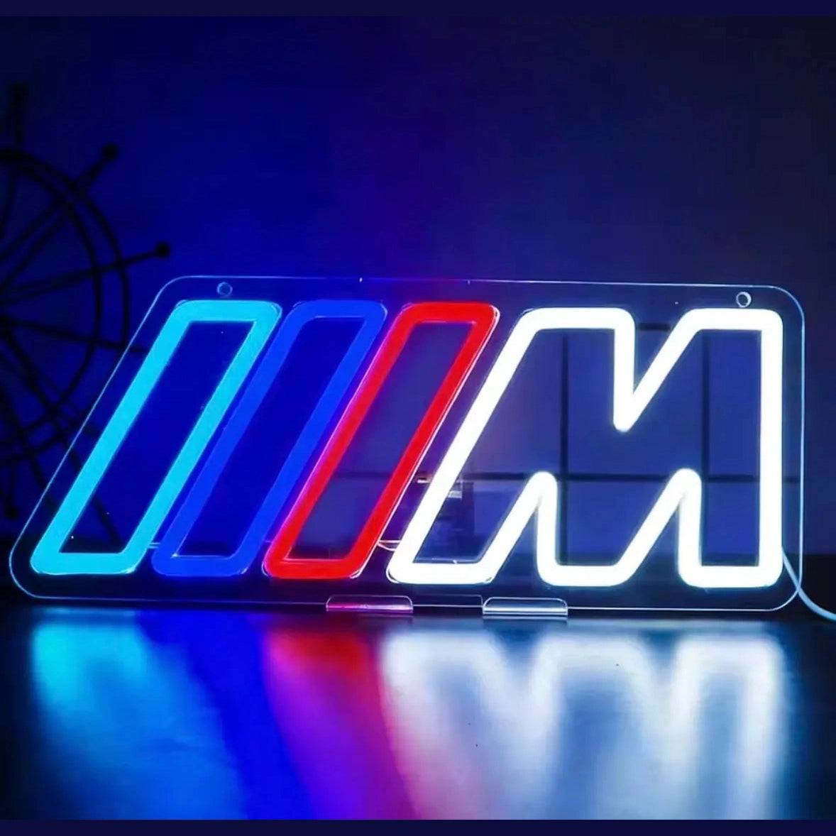 BMW Neon Skylt LED M Sport Dekoration