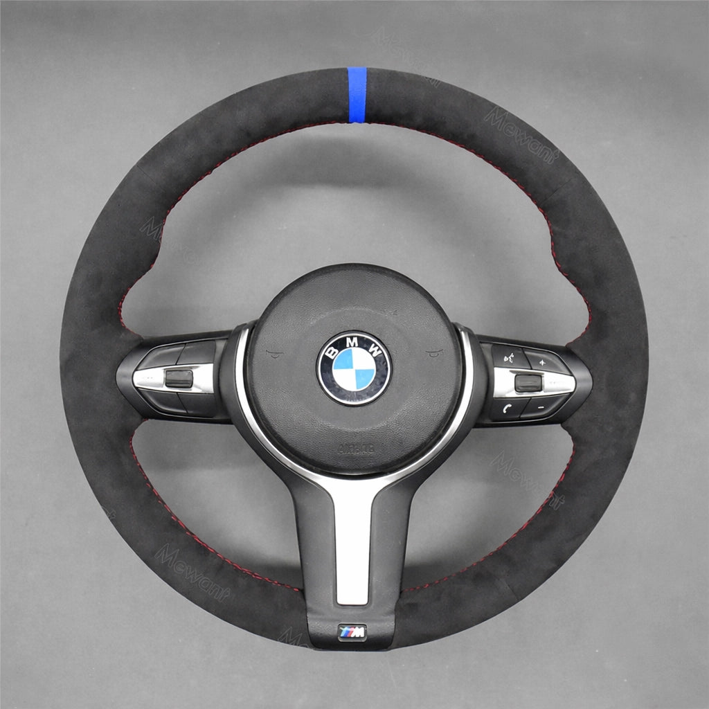 Rattklädsel BMW F-serie Alcantara Mocka Blå