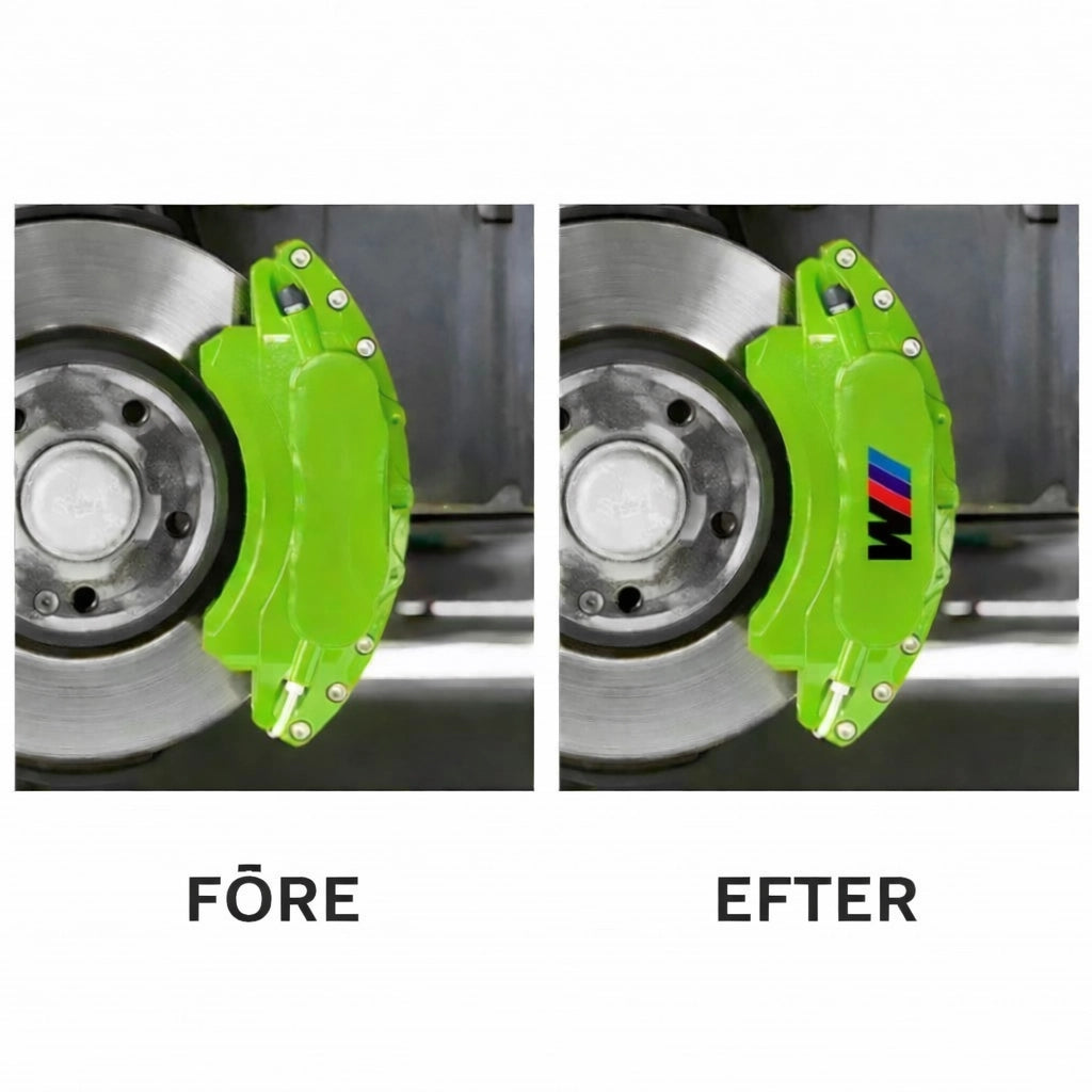 BMW M Dekaler Stickers 6-Pack Svarta