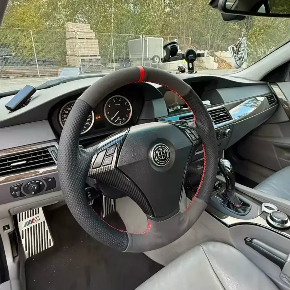 BMW Rattöverdrag Läder Alcantara E60 E61 E63 E64