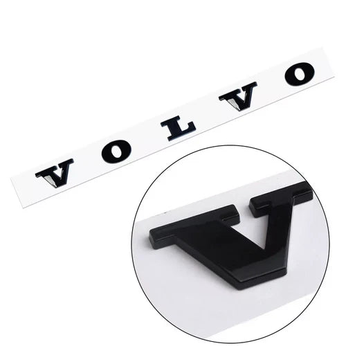 Blanksvart Volvo Emblem Baklucka