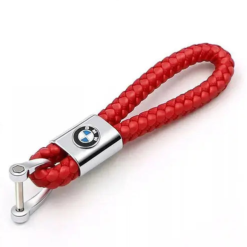 Nyckelring BMW Flätad Röd