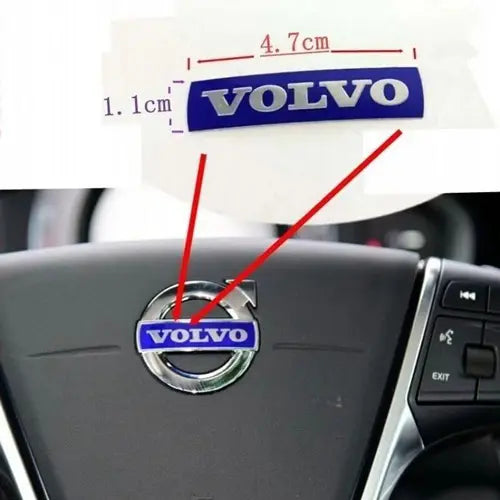 Ratt Emblem Stickers Volvo Svart/Blå
