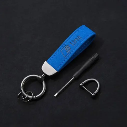Nyckelring Audi Sline Alcantara