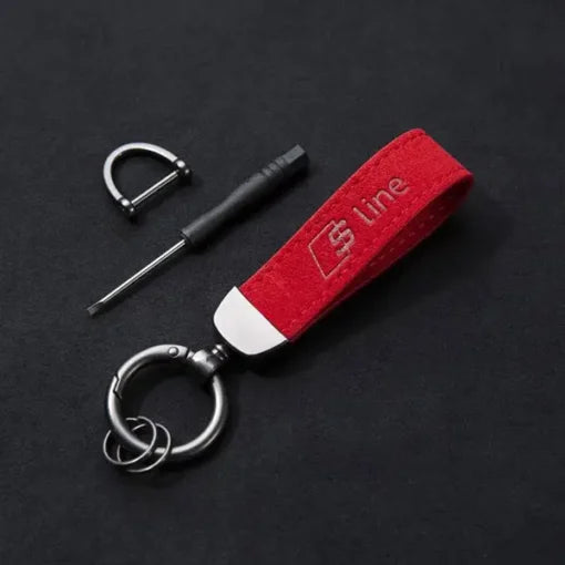 Nyckelring Audi Sline Alcantara