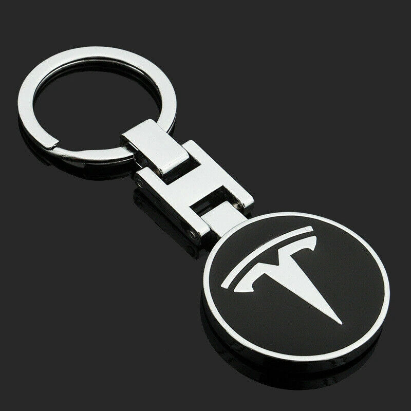 Nyckelring Tesla Metall Svart