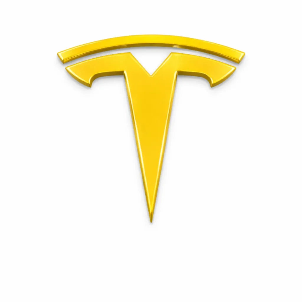Tesla Emblem Motorhuv Flera Färger