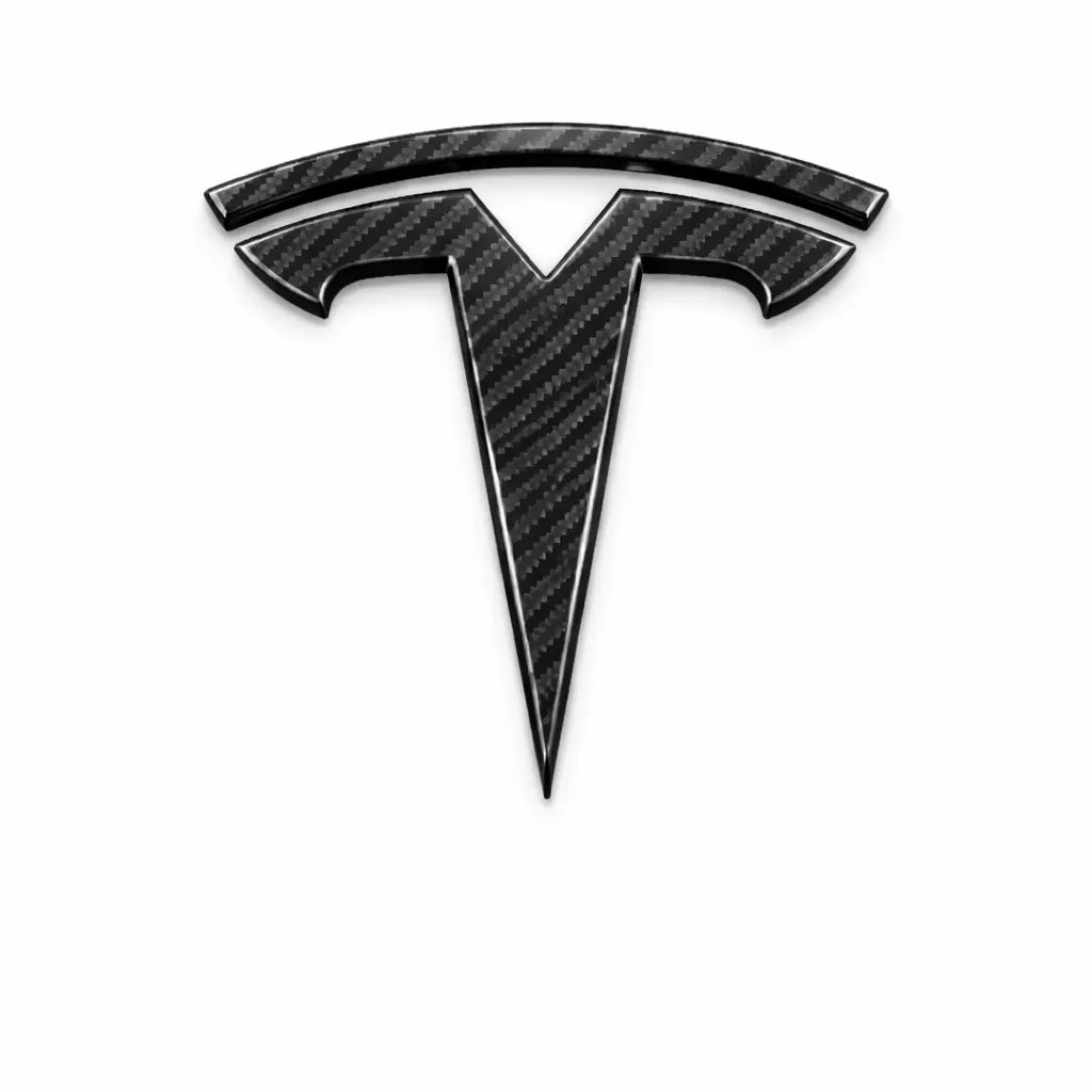 Tesla Emblem Motorhuv Flera Färger