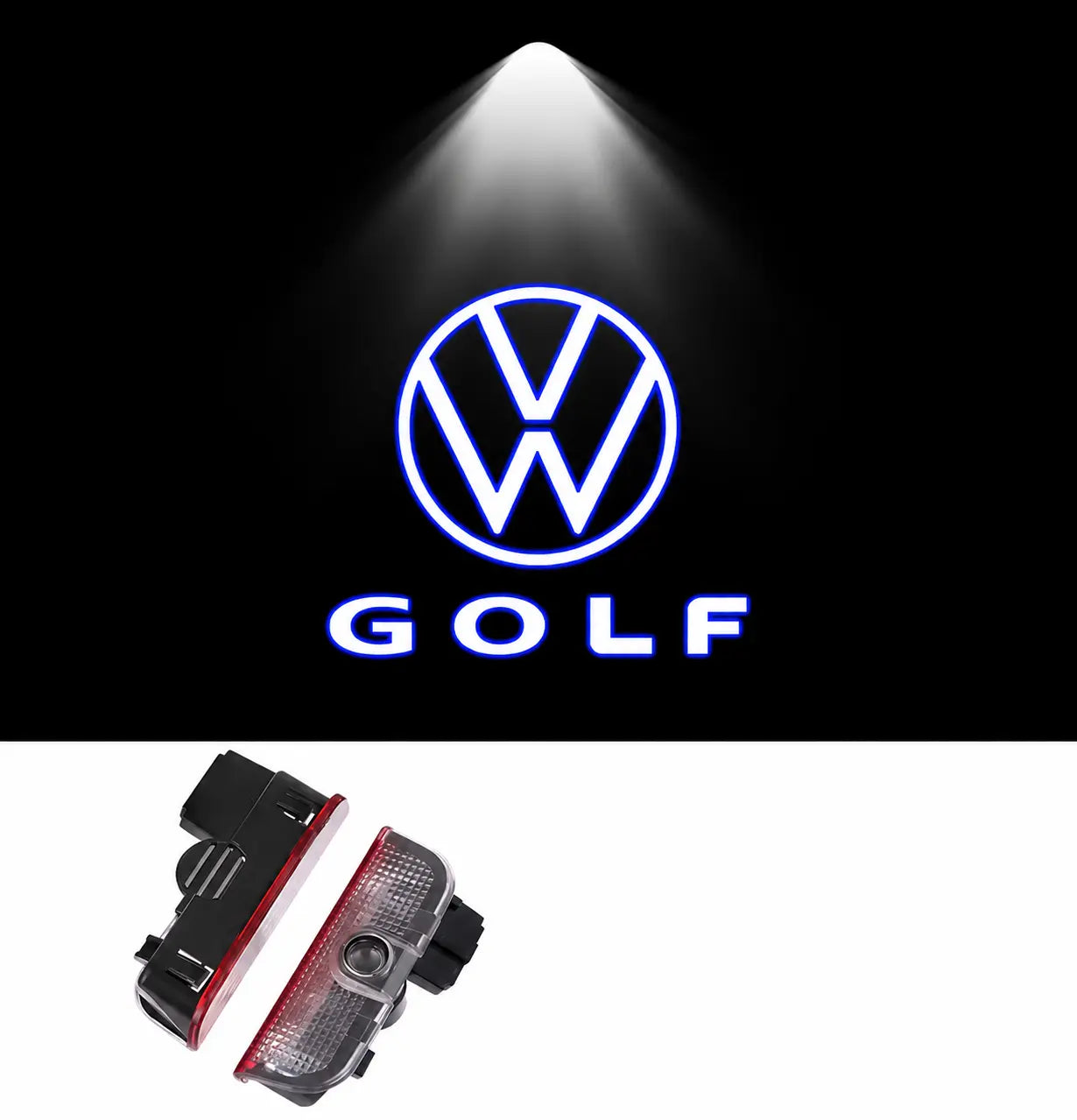 VW Dörrlampor Projektor 2-Pack Golf GTI Passat Touareg