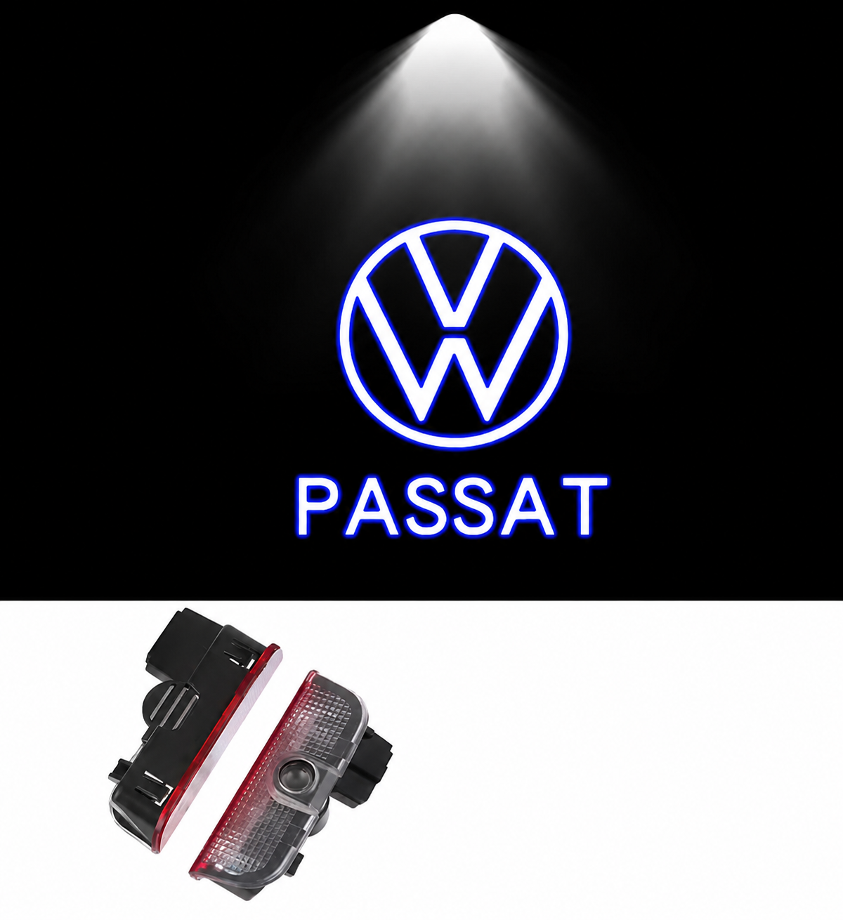 VW Dörrlampor Projektor 2-Pack Golf GTI Passat Touareg