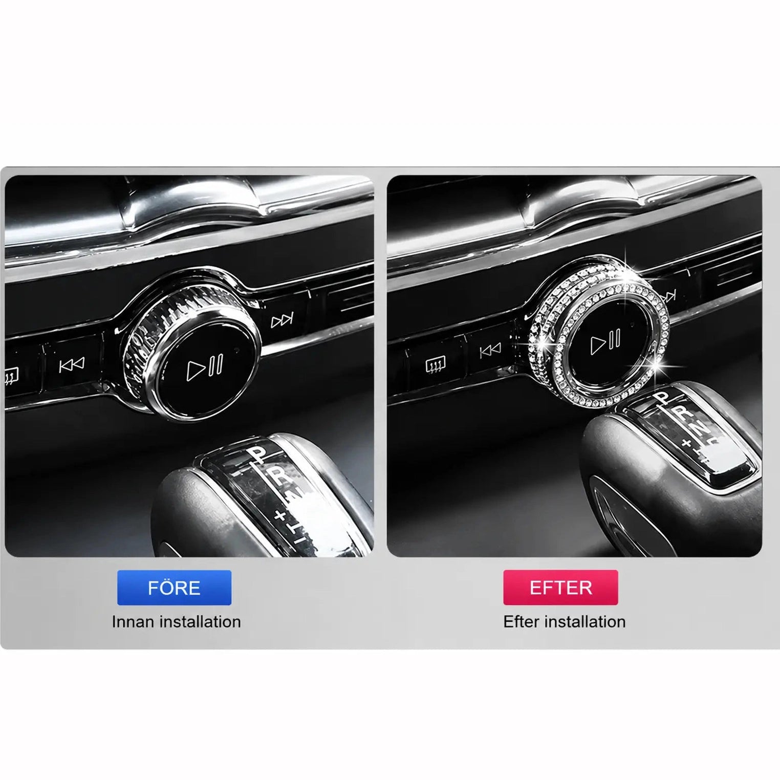 Volvo Diamant Volymknapp V60 V90 XC40 XC60 XC90 S60 S90