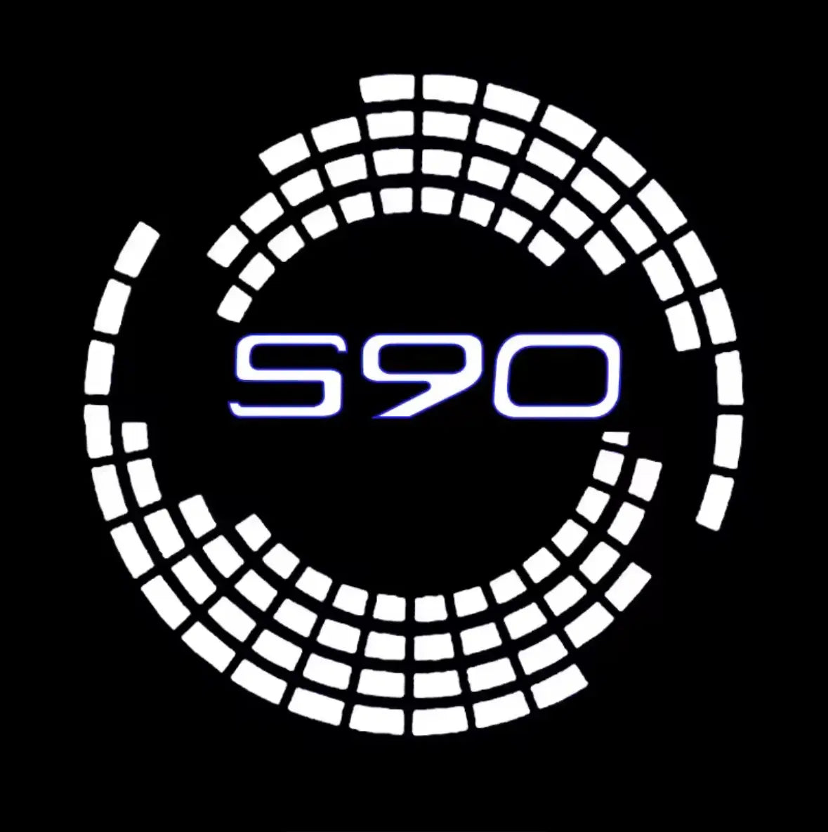 Volvo Dörrlampor Projektor LED 2-Pack S60 S90 V40 V60 V90 XC40 XC60 XC90