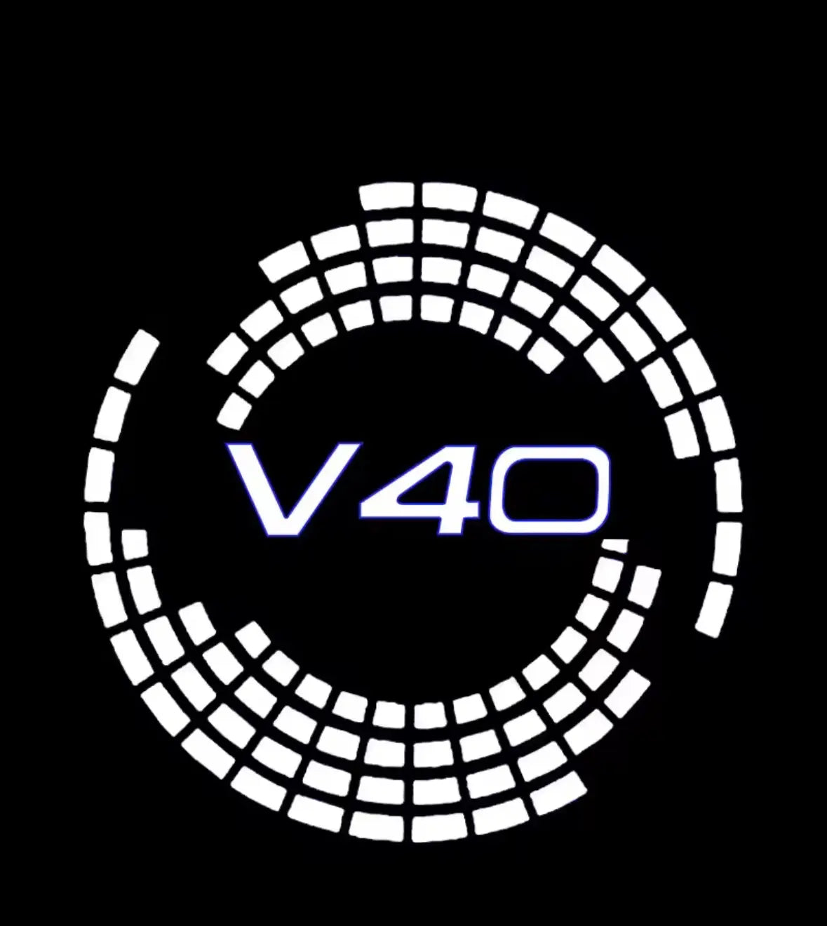 Volvo Dörrlampor Projektor LED 2-Pack S60 S90 V40 V60 V90 XC40 XC60 XC90