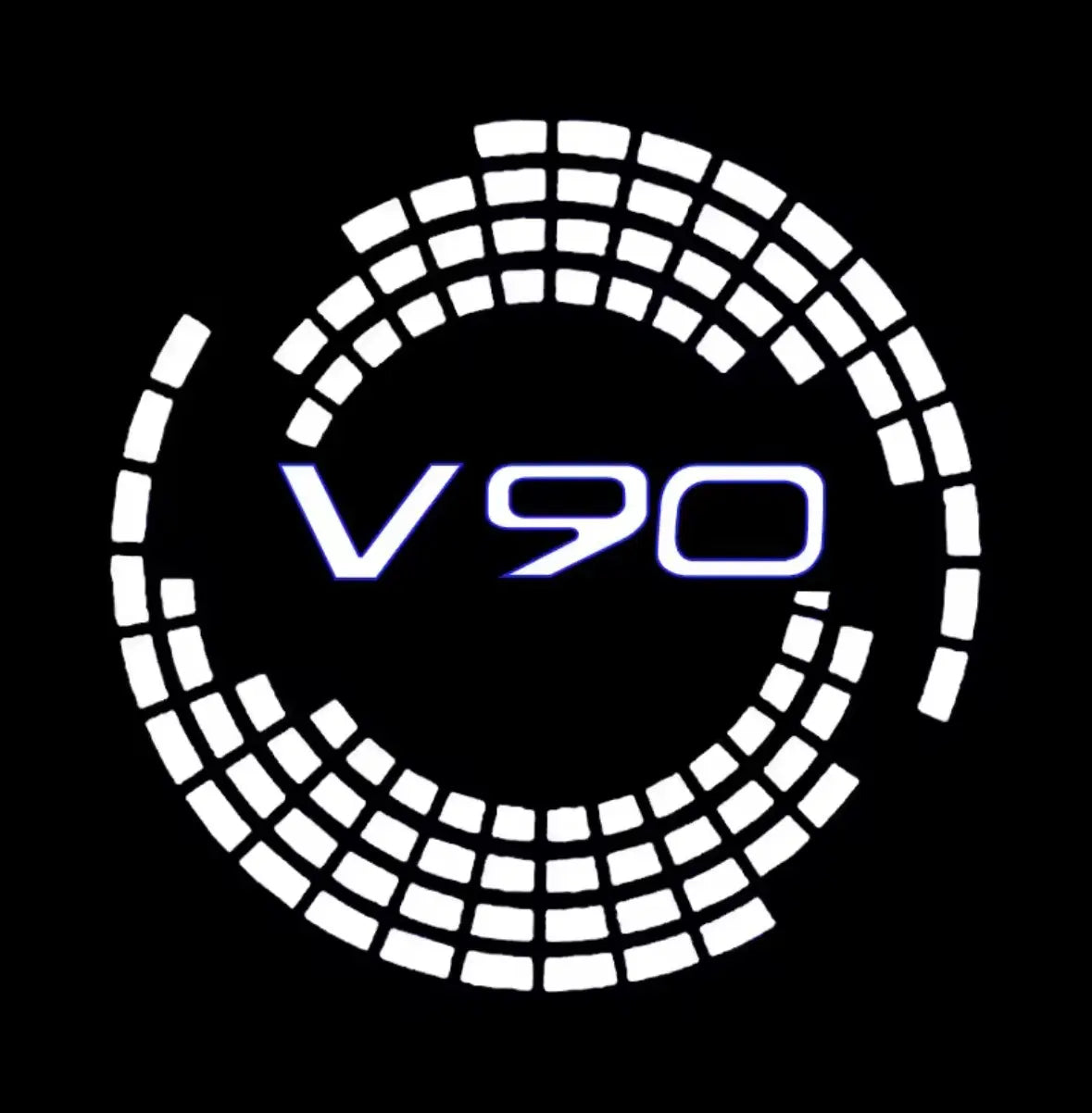 Volvo Dörrlampor Projektor LED 2-Pack S60 S90 V40 V60 V90 XC40 XC60 XC90