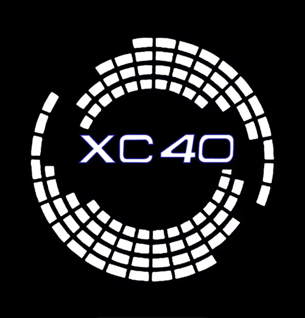 Volvo Dörrlampor Projektor LED 2-Pack S60 S90 V40 V60 V90 XC40 XC60 XC90