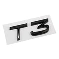 Volvo T3 T4 T5 T6 T8 Emblem Blanksvart