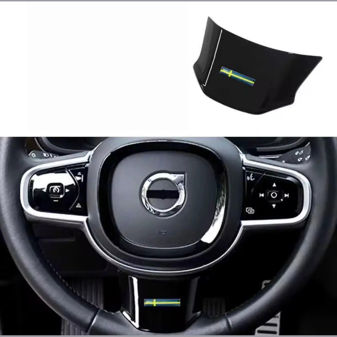 Volvo Rattdekor Skydd Svarta V60 V90 S60 S90 XC60 XC90