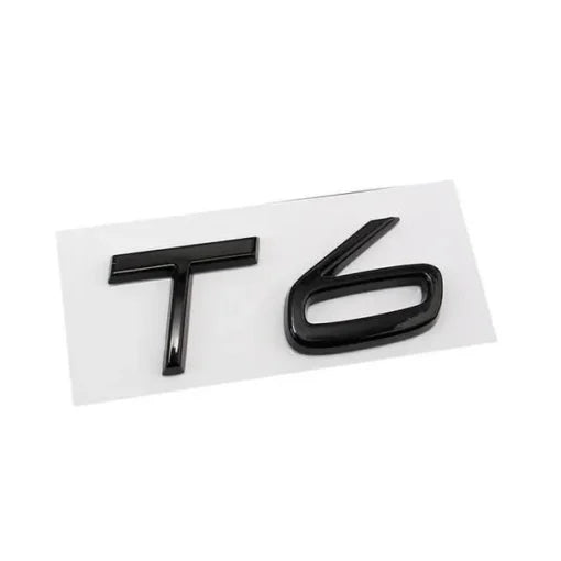 Volvo T3 T4 T5 T6 T8 Emblem Blanksvart