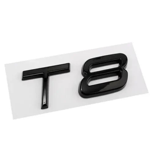 Volvo T3 T4 T5 T6 T8 Emblem Blanksvart