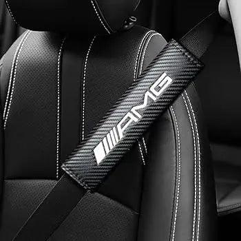 AMG Bälteskudde Mercedes Kolfiber 2-Pack