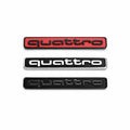 Audi Quattro Emblem Röd/Silver/Svart