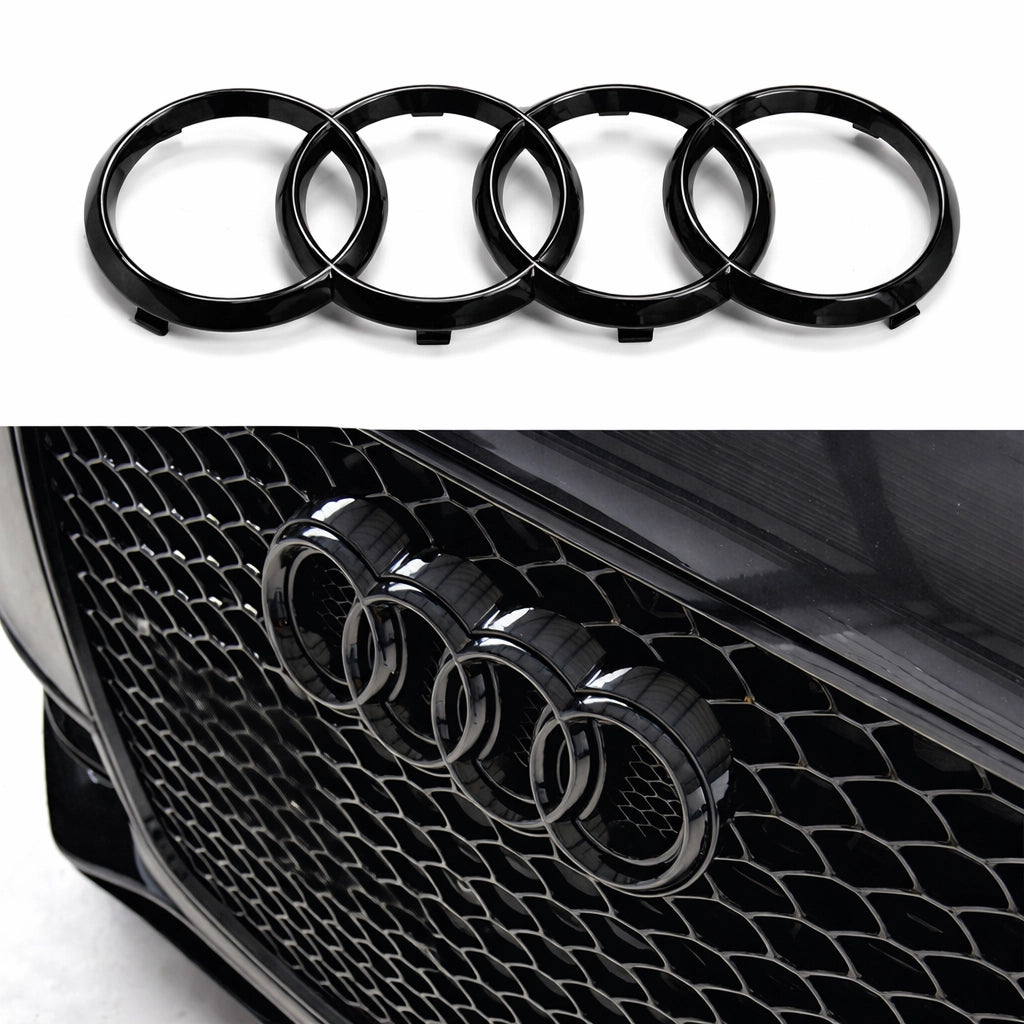 Audi Ringar Grill Blanksvarta (A3 A4 A5 A6 A7 )