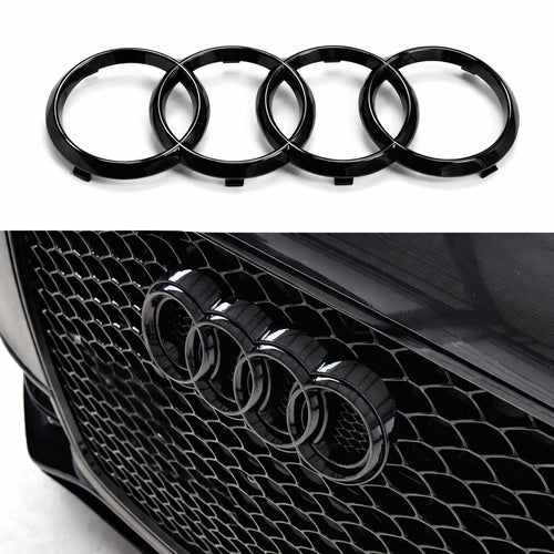 Audi Ringar Grill Blanksvarta (A3 A4 A5 A6 A7 )