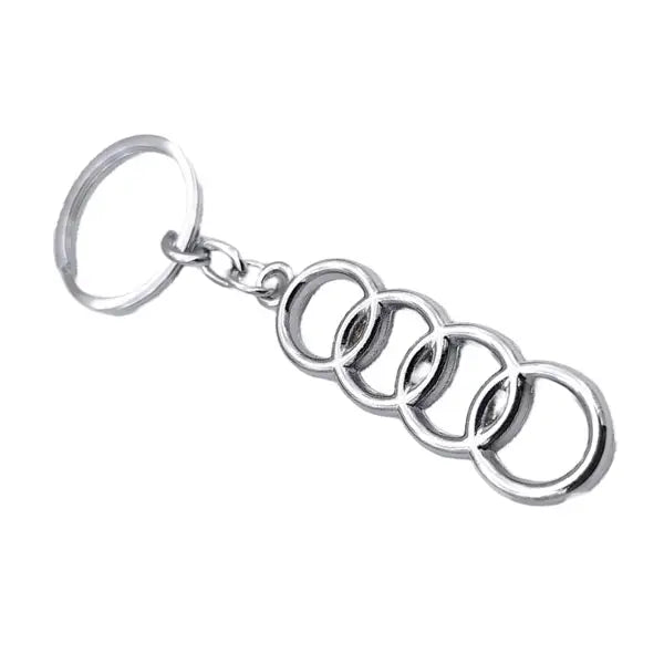 Audi Ringar Nyckelring Metall Krom