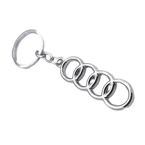 Audi Ringar Nyckelring Metall Krom