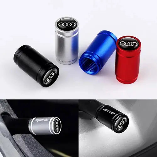 Audi Ventilhattar Sport 4-Pack Aluminium