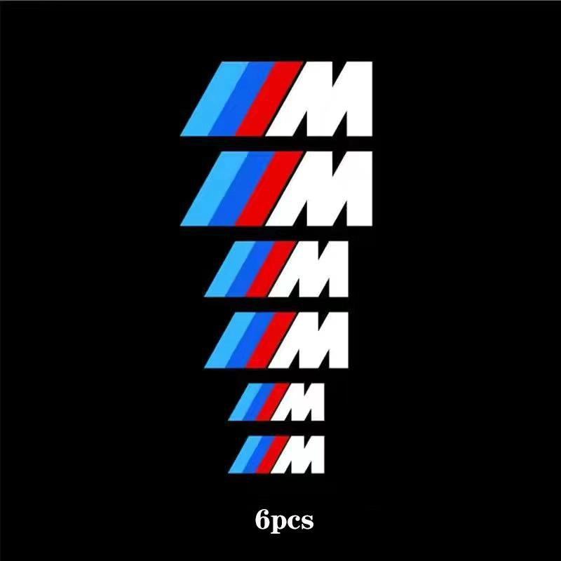 BMW M Dekaler Stickers 6-Pack VIta