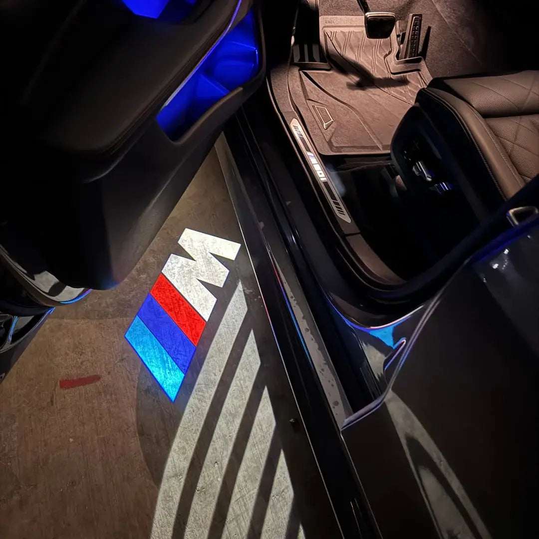 Dörrbelysning BMW M Logga 2-Pack