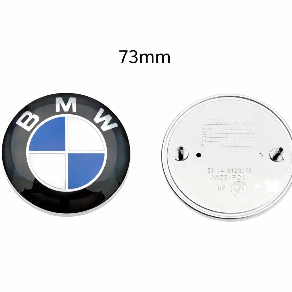 BMW Emblem Blå Vit Original 73mm Baklucka