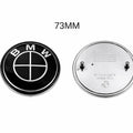 BMW Emblem Helsvart 73mm Baklucka