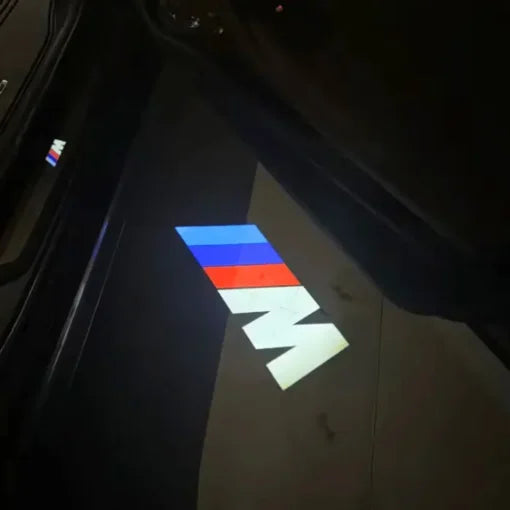 Dörrbelysning BMW M Logga 2-Pack