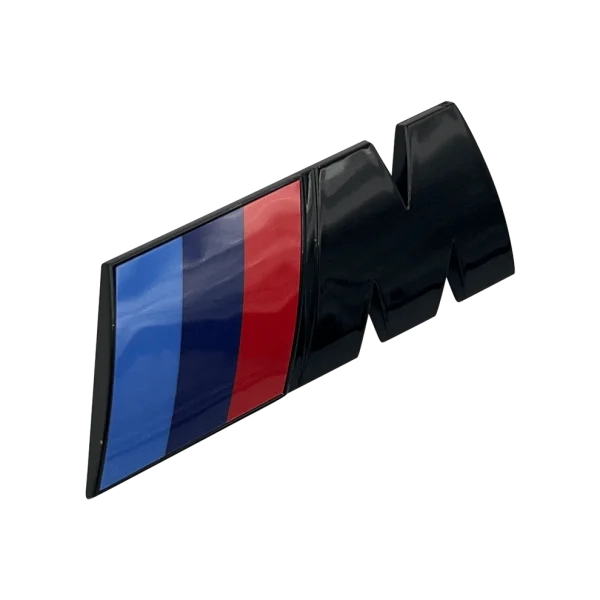 BMW M Emblem Baklucka Blanksvart