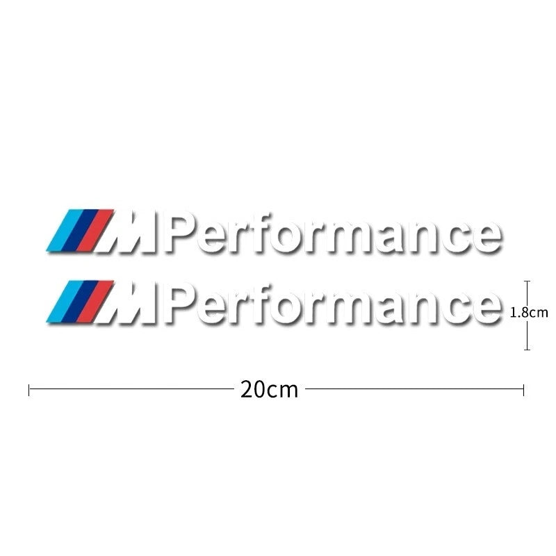 BMW M Performance Dekal Sticker 2-Pack