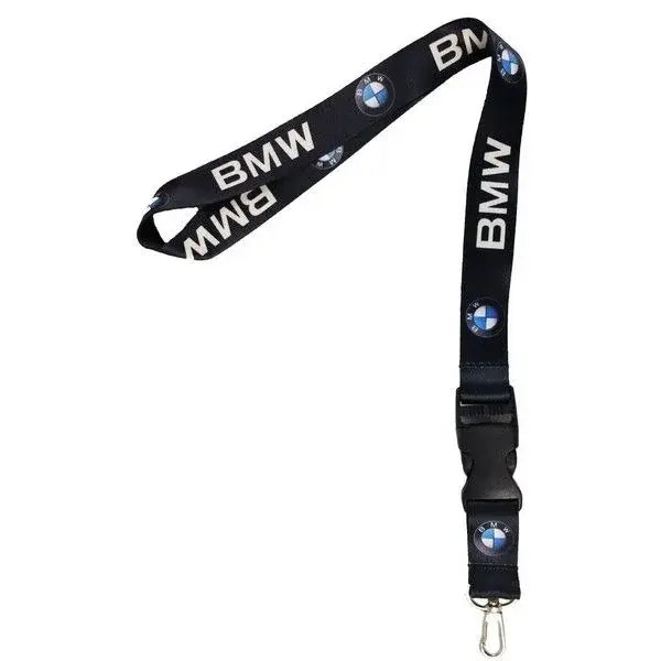 BMW Nyckelband Svart Med Logotyp