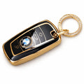 BMW Nyckelfodral Svart/Guld Skal F-Serie 
