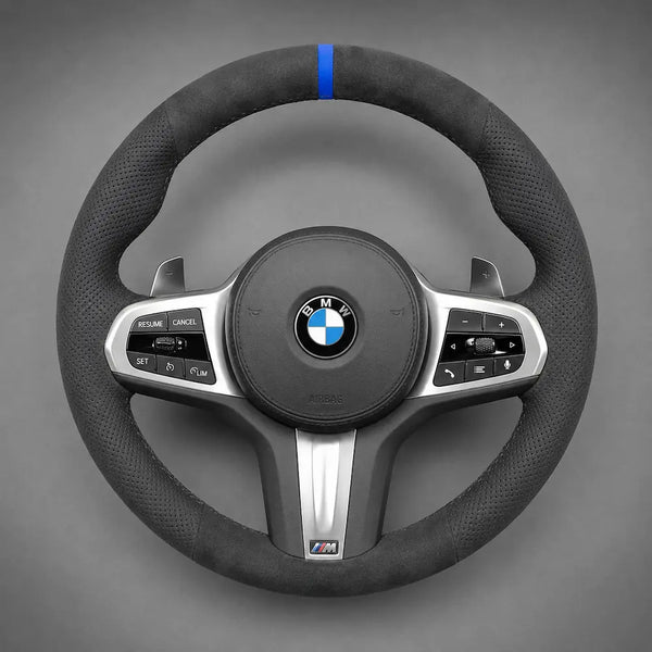 BMW Rattklädsel Alcantara Mocka G-serie Blå