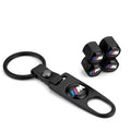 BMW M Ventilhattar Med Nyckelring 4-Pack Svart