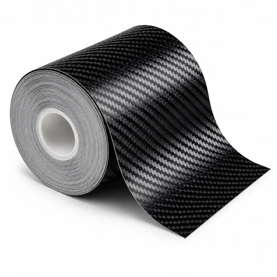 Kolfiber Stripes Rulle Premium Vinyl 5M